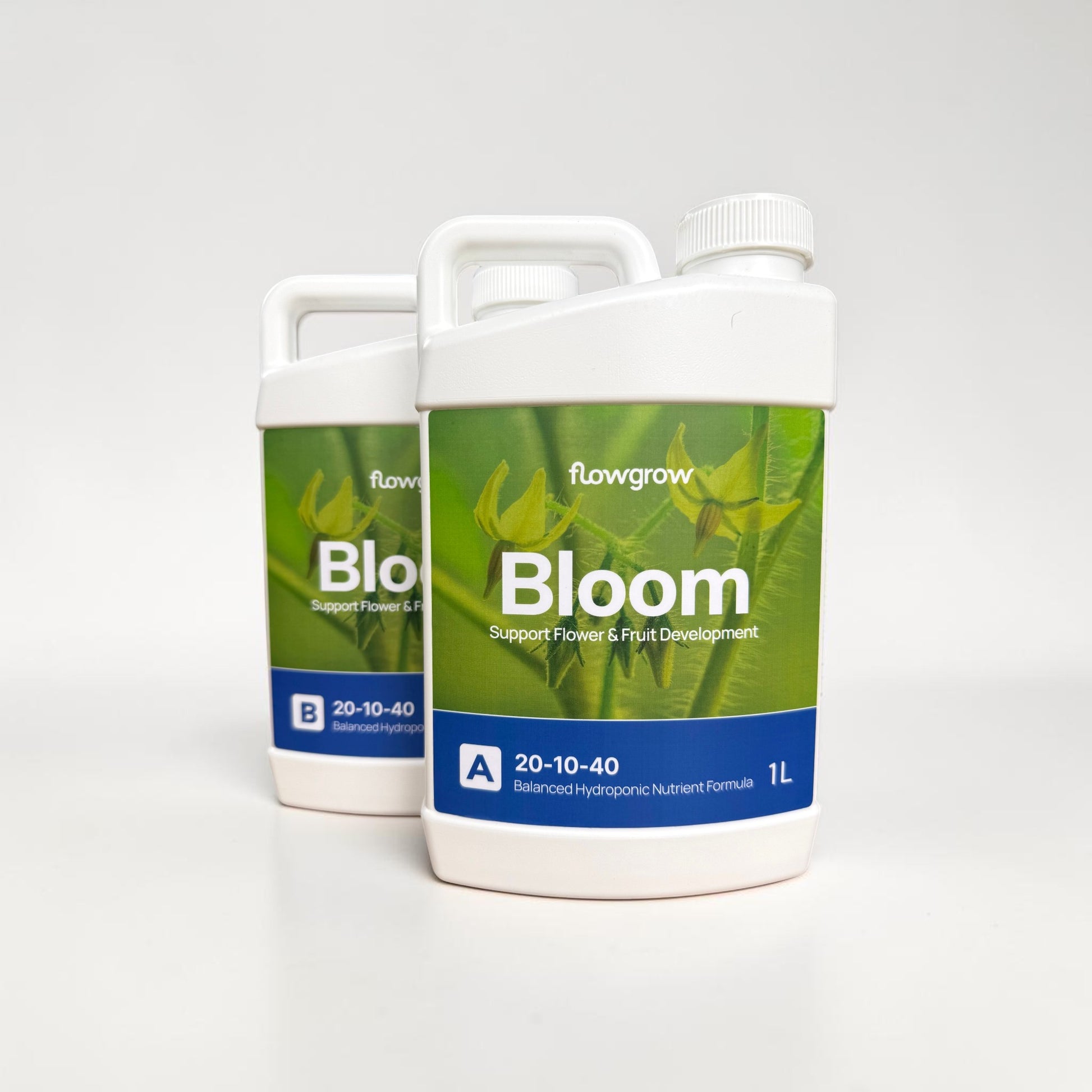 FlowGrow Bloom hydroponic nutrients for fruiting plants in New Zealand