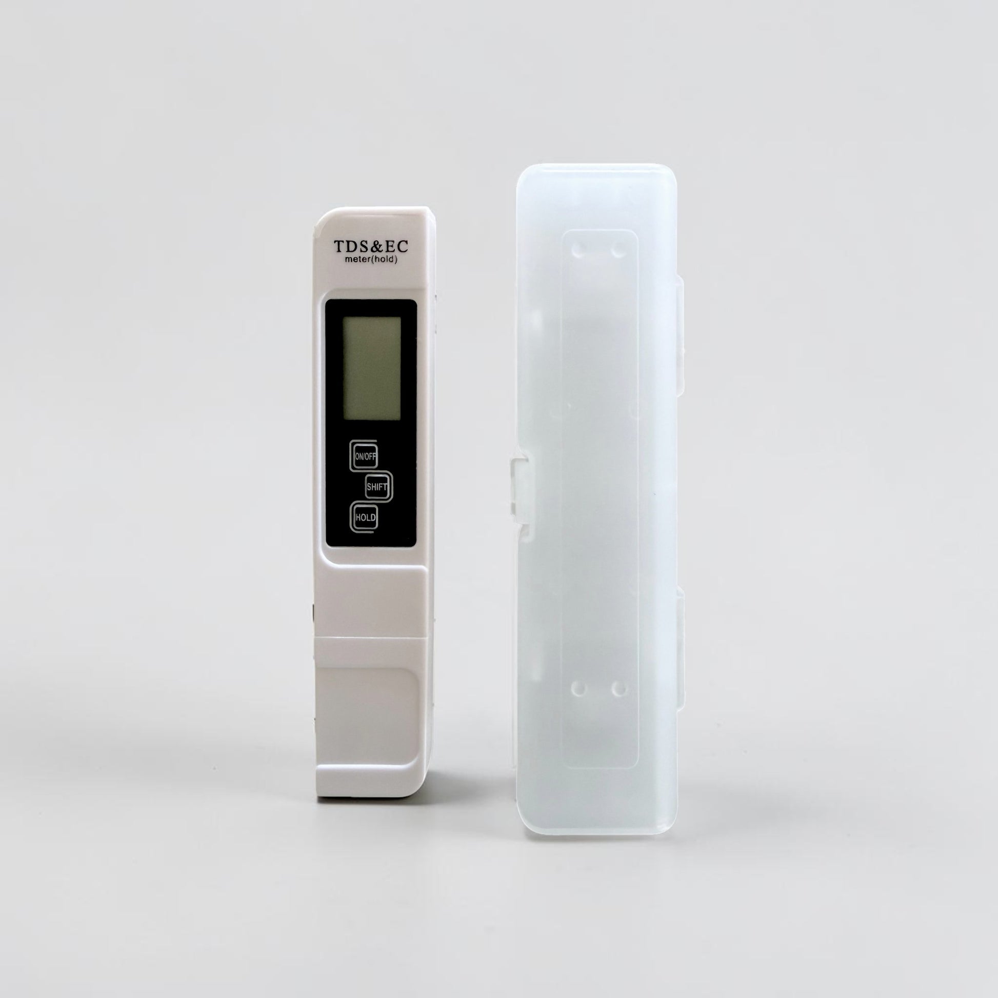 EC TDS temperature meter for testing FlowGrow hydroponic nutrient water