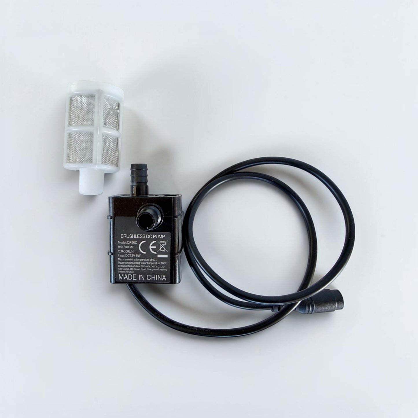 Submersible water pump for FlowGrow tower water circulation