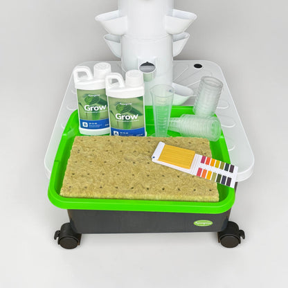 FlowGrow seed starting kit with growing media for hydroponic towers
