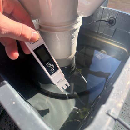 Home EC and TDS meter for hydroponic water testing in New Zealand