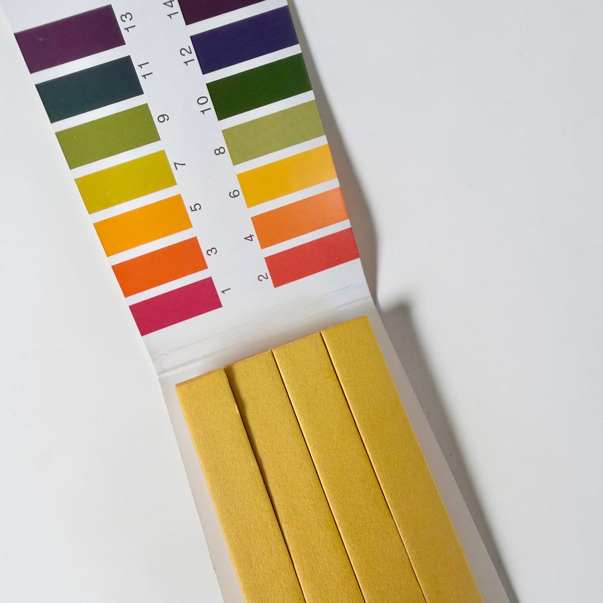 pH colour test strips for FlowGrow nutrient water