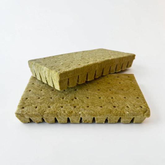 Hydroponic rockwool cubes for growing seedlings