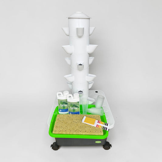 FlowGrow starter kit bundle for beginning home hydroponic growing